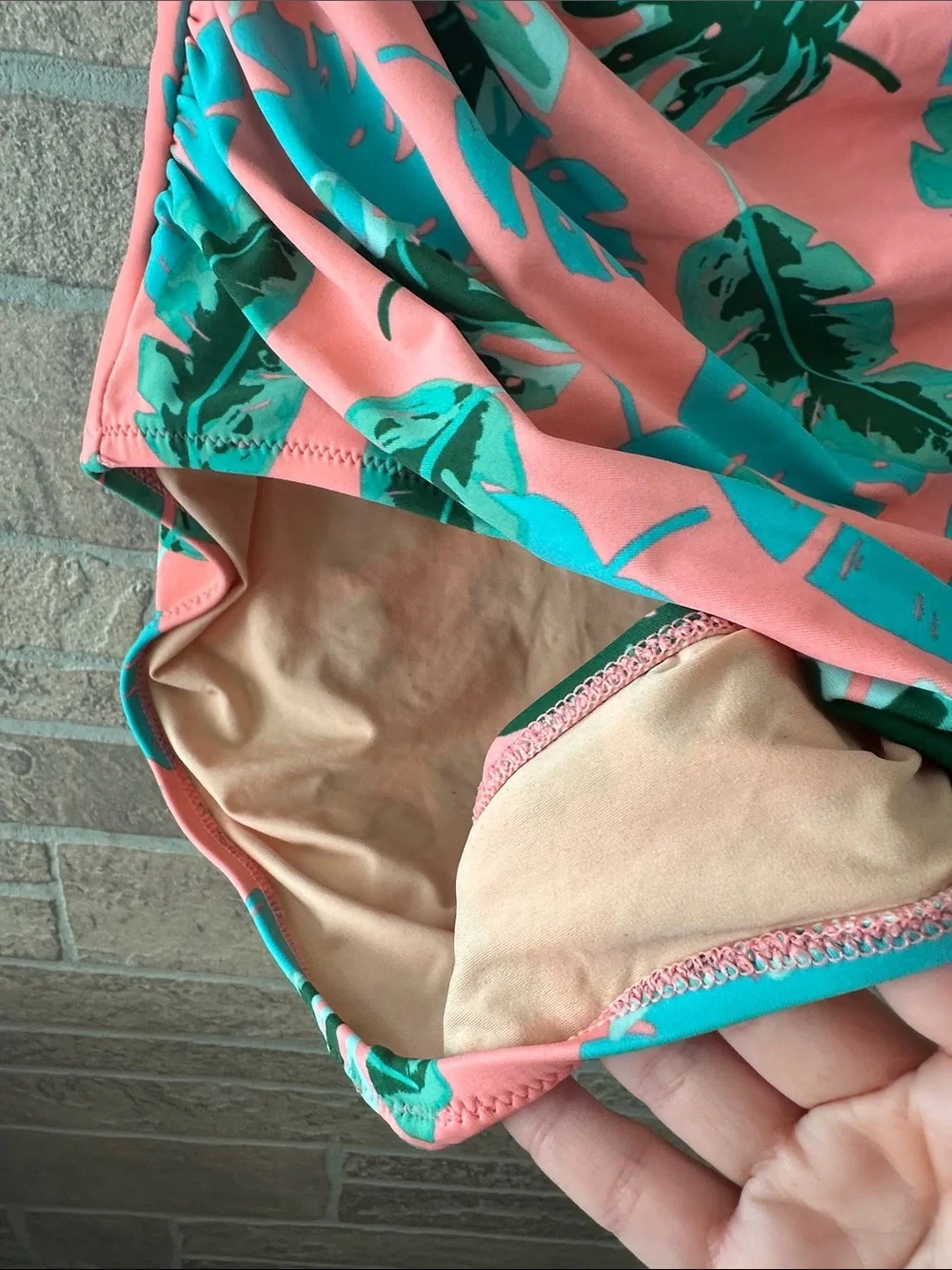 J.CREW FACTORY Printed strapless one-piece swimsuit Like New - Picture 4 of 8